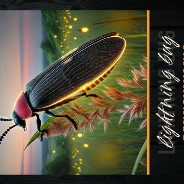 Pennsylvania, Lightning Bug: State Insects Series 500 Jigsaw Puzzle 3D Modell