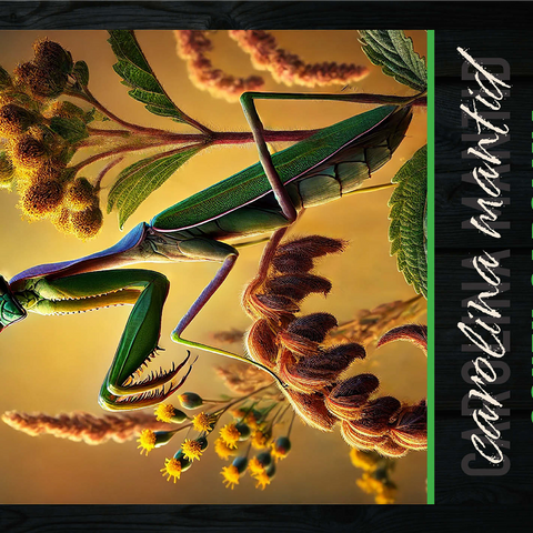 South Carolina, Carolina Mantid: State Insects Series 1000 Jigsaw Puzzle 3D Modell