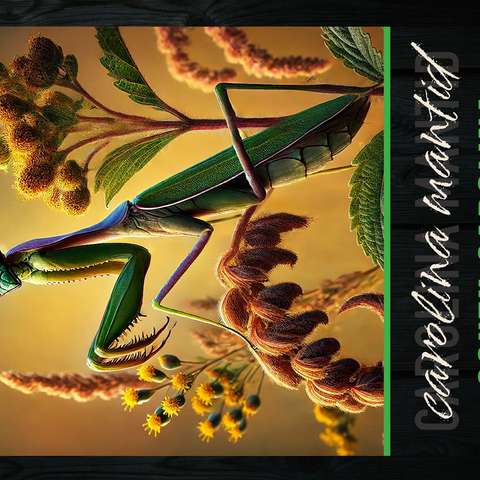 South Carolina, Carolina Mantid: State Insects Series 500 Jigsaw Puzzle 3D Modell