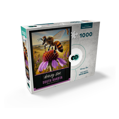 South Dakota, Honey Bee: State Insects Series 1000 Jigsaw Puzzle box view2