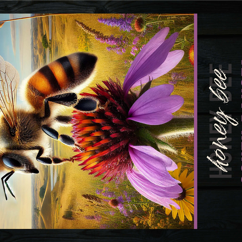 South Dakota, Honey Bee: State Insects Series 1000 Jigsaw Puzzle 3D Modell