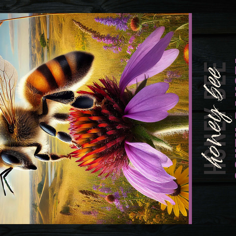 South Dakota, Honey Bee: State Insects Series 500 Jigsaw Puzzle 3D Modell