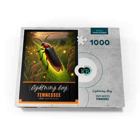 Tennessee, Lightning Bug: State Insects Series 1000 Jigsaw Puzzle box view3