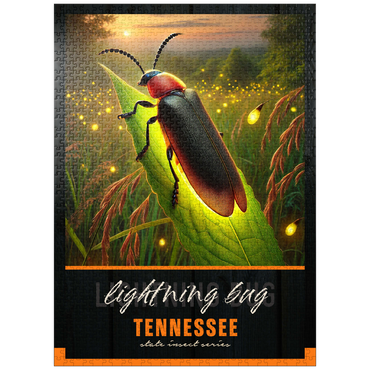 puzzleplate Tennessee, Lightning Bug: State Insects Series 1000 Jigsaw Puzzle