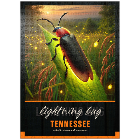 puzzleplate Tennessee, Lightning Bug: State Insects Series 1000 Jigsaw Puzzle