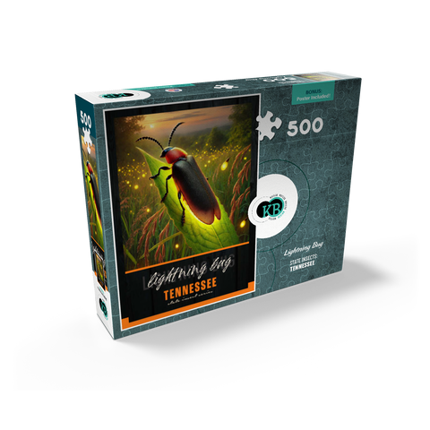 Tennessee, Lightning Bug: State Insects Series 500 Jigsaw Puzzle box view2