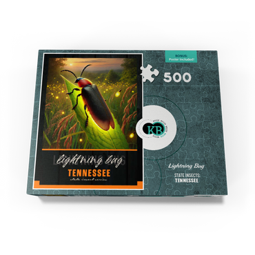 Tennessee, Lightning Bug: State Insects Series 500 Jigsaw Puzzle box view3