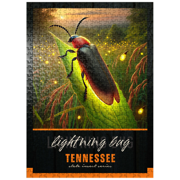 puzzleplate Tennessee, Lightning Bug: State Insects Series 500 Jigsaw Puzzle