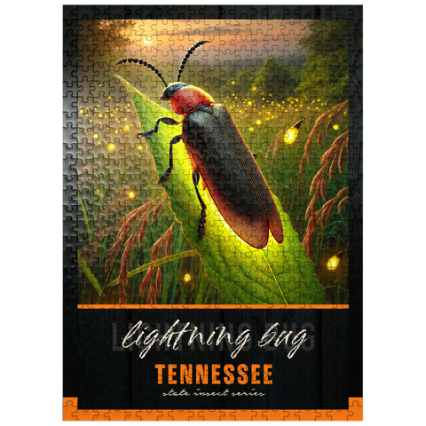 puzzleplate Tennessee, Lightning Bug: State Insects Series 500 Jigsaw Puzzle