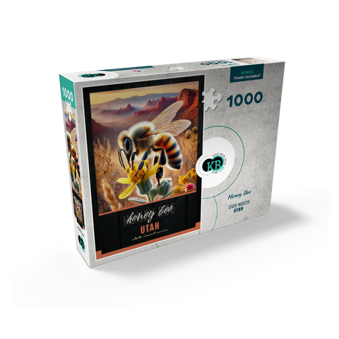 Utah, Honey Bee: State Insects Series 1000 Jigsaw Puzzle box view2