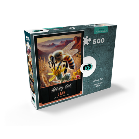Utah, Honey Bee: State Insects Series 500 Jigsaw Puzzle box view2