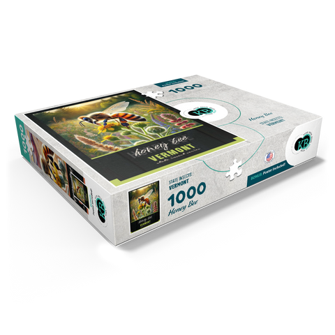 Vermont, Honey Bee: State Insects Series 1000 Jigsaw Puzzle box view1