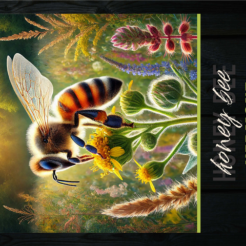 Vermont, Honey Bee: State Insects Series 1000 Jigsaw Puzzle 3D Modell