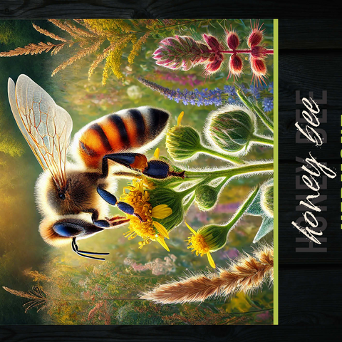 Vermont, Honey Bee: State Insects Series 500 Jigsaw Puzzle 3D Modell