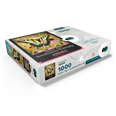 Virginia, Eastern Tiger Swallowtail Butterfly: State Insects Series 1000 Jigsaw Puzzle box view1