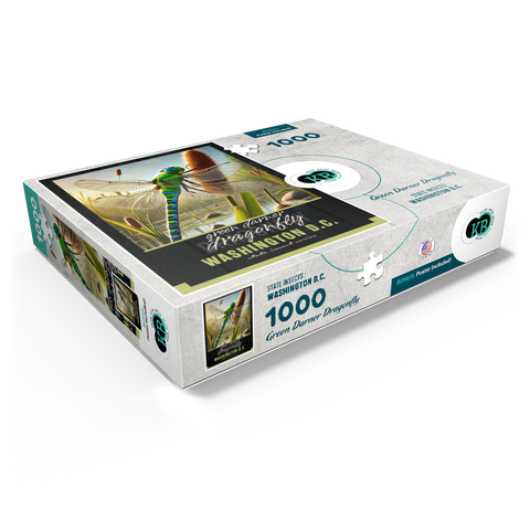 Washington D.C., Green Darner Dragonfly: State Insects Series 1000 Jigsaw Puzzle box view1