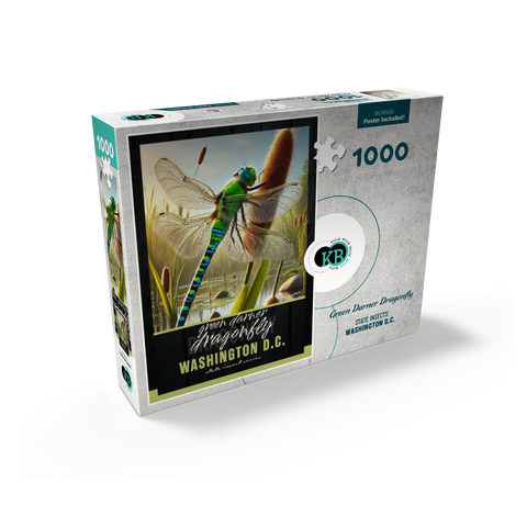 Washington D.C., Green Darner Dragonfly: State Insects Series 1000 Jigsaw Puzzle box view2