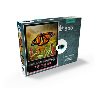 West Virginia, Monarch Butterfly: State Insects Series 500 Jigsaw Puzzle box view2