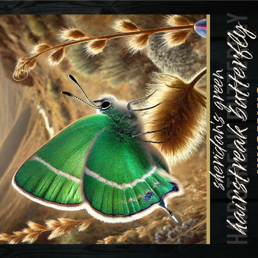 Wyoming, Sheridan's Green Hairstreak Butterfly: State Insects Series 1000 Jigsaw Puzzle 3D Modell