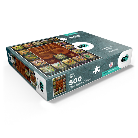 Collage: State Insects Series, Part 3 of 3 500 Jigsaw Puzzle box view1