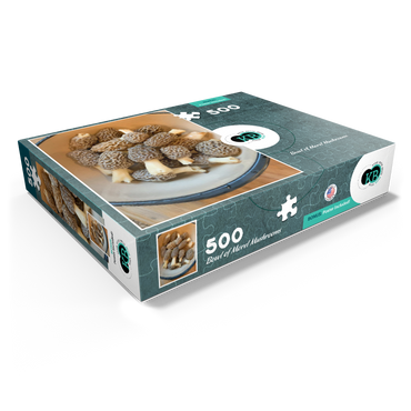 Bowl of Morel Mushrooms 500 Jigsaw Puzzle box view1