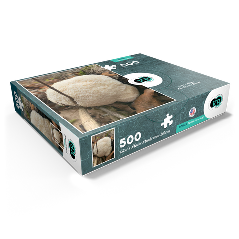 Lion's Mane Mushroom Bloom 500 Jigsaw Puzzle box view1