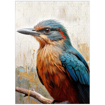 puzzleplate Colorful Kingfisher Bird 1000 Jigsaw Puzzle