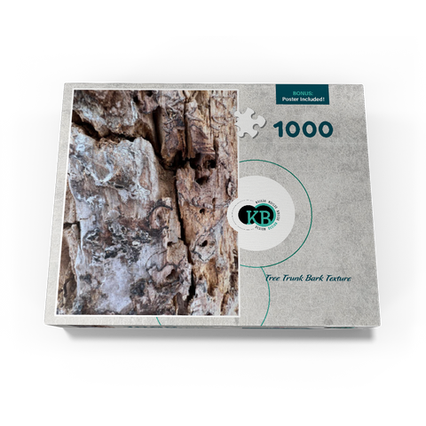 Tree Trunk Bark Texture 1000 Jigsaw Puzzle box view3