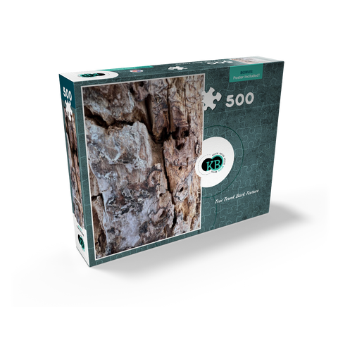 Tree Trunk Bark Texture 500 Jigsaw Puzzle box view2