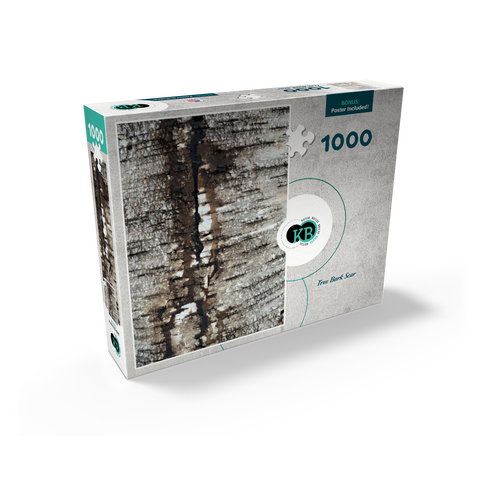Tree Bark Scar 1000 Jigsaw Puzzle box view2