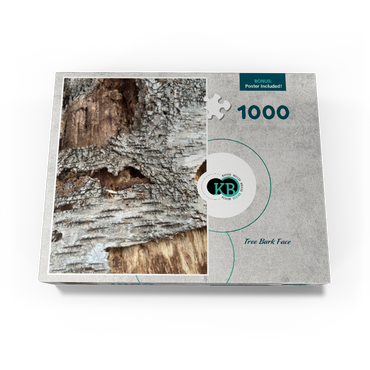 Tree Bark Funny Face 1000 Jigsaw Puzzle box view3