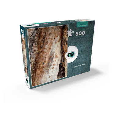 Cracked Tree Bark 500 Jigsaw Puzzle box view2