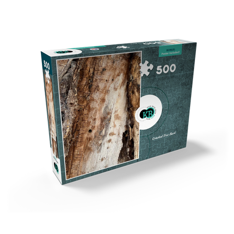 Cracked Tree Bark 500 Jigsaw Puzzle box view2