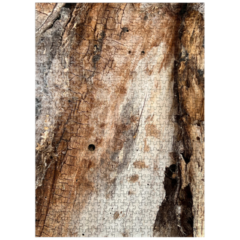 puzzleplate Cracked Tree Bark 500 Jigsaw Puzzle