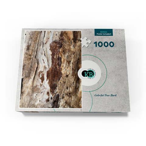 Colorful Tree Bark 1000 Jigsaw Puzzle box view3