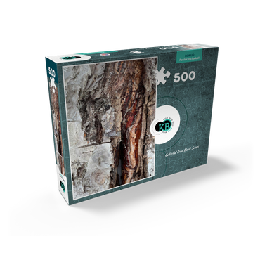 Colorful Tree Bark Scars 500 Jigsaw Puzzle box view2