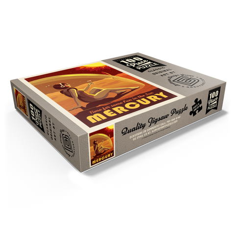 Mercury: Fun In The Sun, Vintage Poster 100 Jigsaw Puzzle box view1