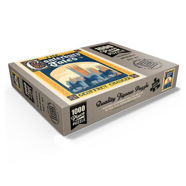 The Canterbury Tales: Geoffrey Chaucer, Vintage Poster 1000 Jigsaw Puzzle box view1