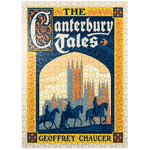 puzzleplate The Canterbury Tales: Geoffrey Chaucer, Vintage Poster 500 Jigsaw Puzzle