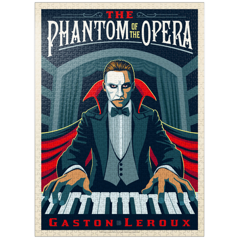 puzzleplate The Phantom Of The Opera: Gaston Laroux, Vintage Poster 1000 Jigsaw Puzzle