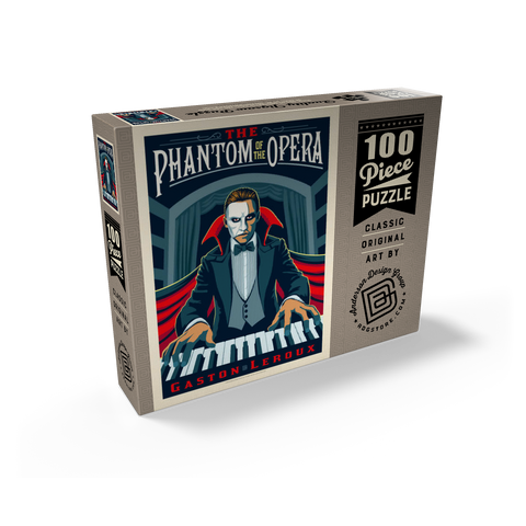 The Phantom Of The Opera: Gaston Laroux, Vintage Poster 100 Jigsaw Puzzle box view2