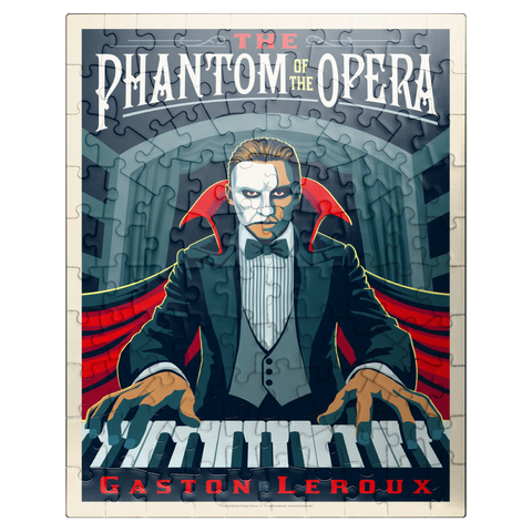 puzzleplate The Phantom Of The Opera: Gaston Laroux, Vintage Poster 100 Jigsaw Puzzle