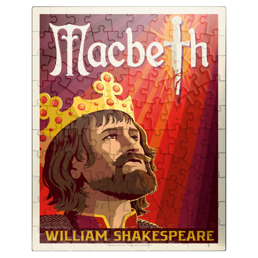 puzzleplate MacBeth: William Shakespeare, Vintage Poster 100 Jigsaw Puzzle