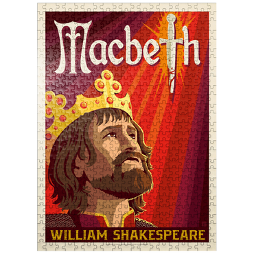 puzzleplate MacBeth: William Shakespeare, Vintage Poster 500 Jigsaw Puzzle