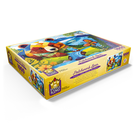 Patchwork Bear 1000 Jigsaw Puzzle box view1