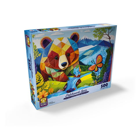 Patchwork Bear 500 Jigsaw Puzzle box view2
