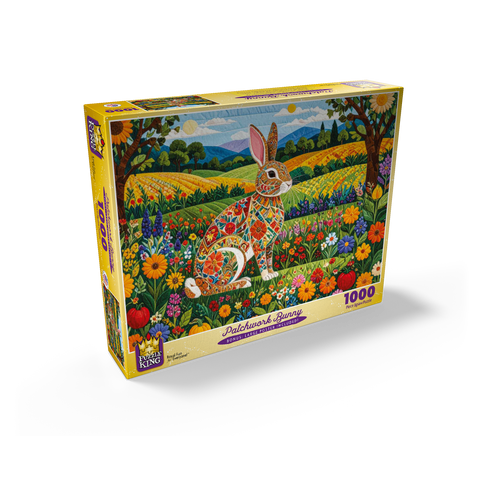 Patchwork Bunny 1000 Jigsaw Puzzle box view2