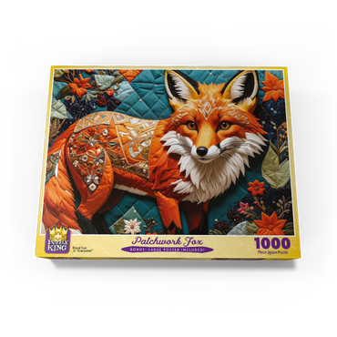 Patchwork Fox 1000 Jigsaw Puzzle box view3