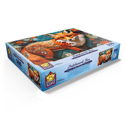 Patchwork Fox 500 Jigsaw Puzzle box view1