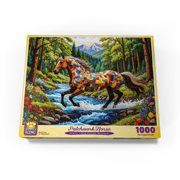 Patchwork Horse 1000 Jigsaw Puzzle box view3